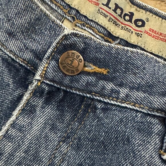 Vintage Indo Jeans Wide Leg Skater Grunge 34x32 - Picture 12 of 12